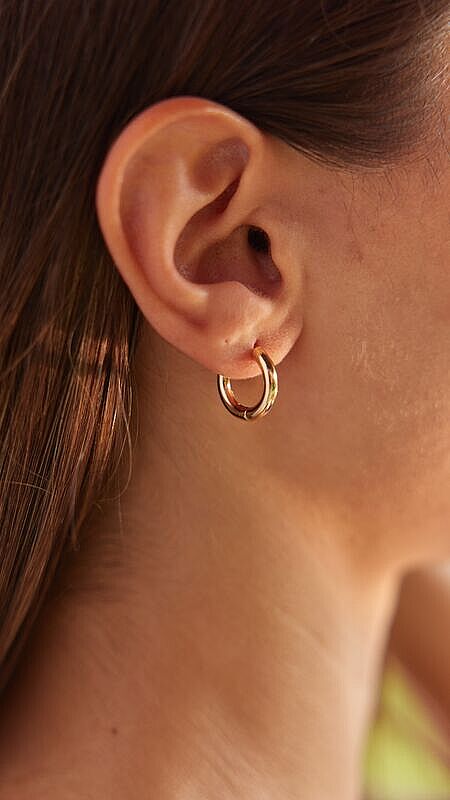 Mini Halka Küpe - 1