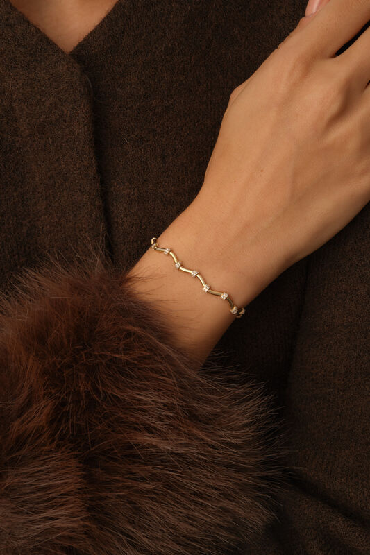  - Zigzag Stony Bileklik