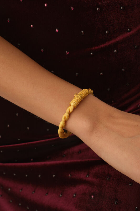  - 22k Tokalı Mat Burgu Kelepçe