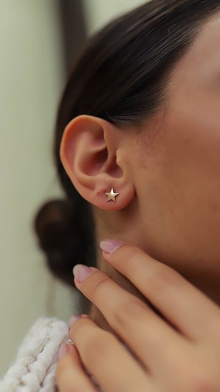 Mini Yıldız Küpe - 1