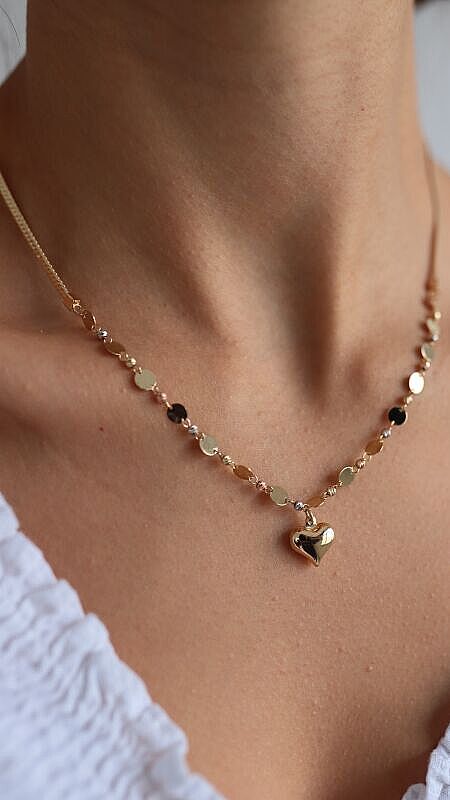 Kalp Uçlu Zincir - 1